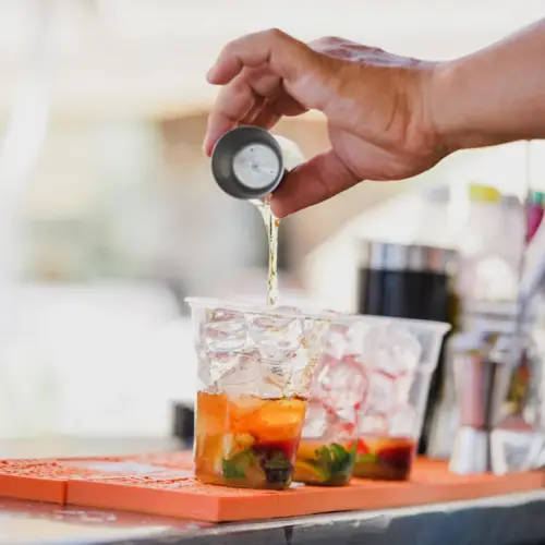 Frozen strawberry daiquiri