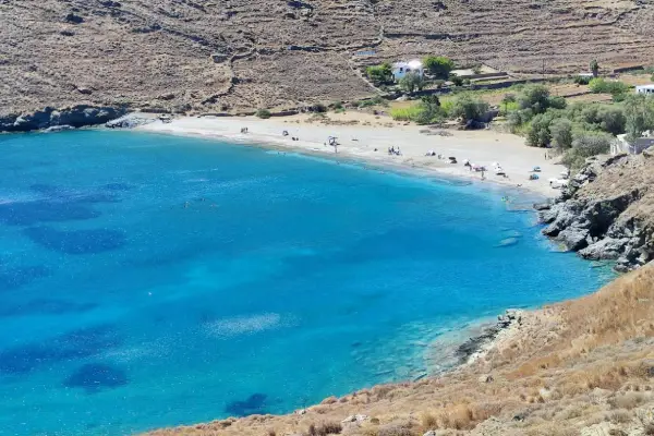 Beautiful beaches of Kythnos island