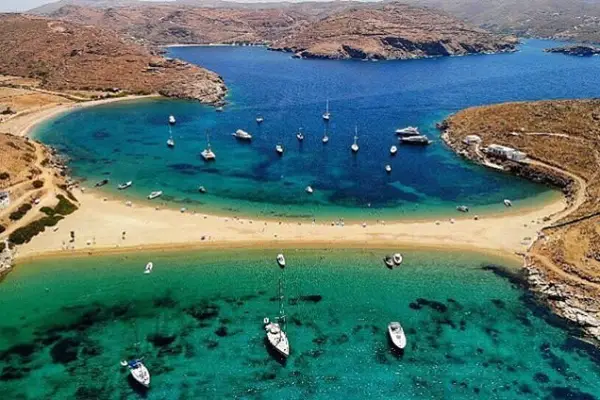 Kythnos island Kolona beach